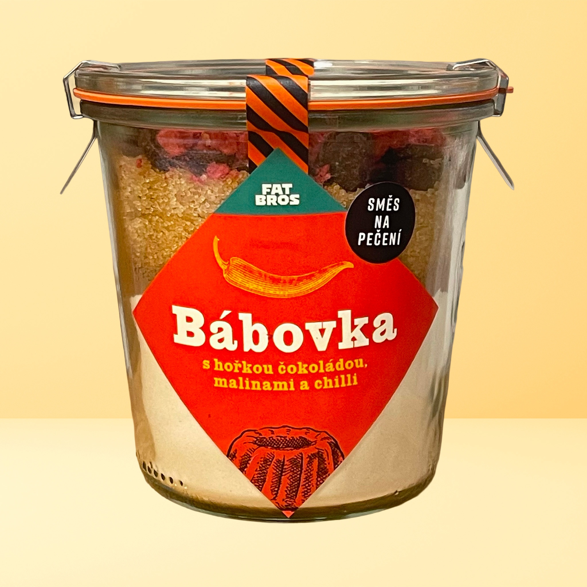 Babovka hor coko maliny chilly Bábovka s hořkou čokoládou, malinami a nádechem chilli v dóze