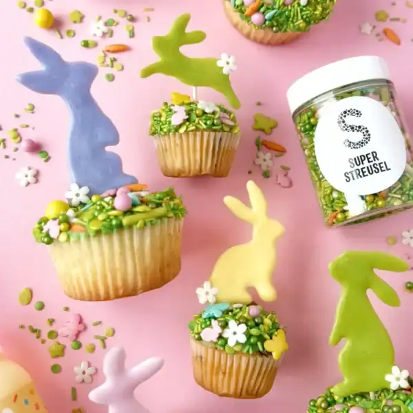 Jarní cukrový posyp Happy Sprinkles s květinami a zvířátky - NOVINKA