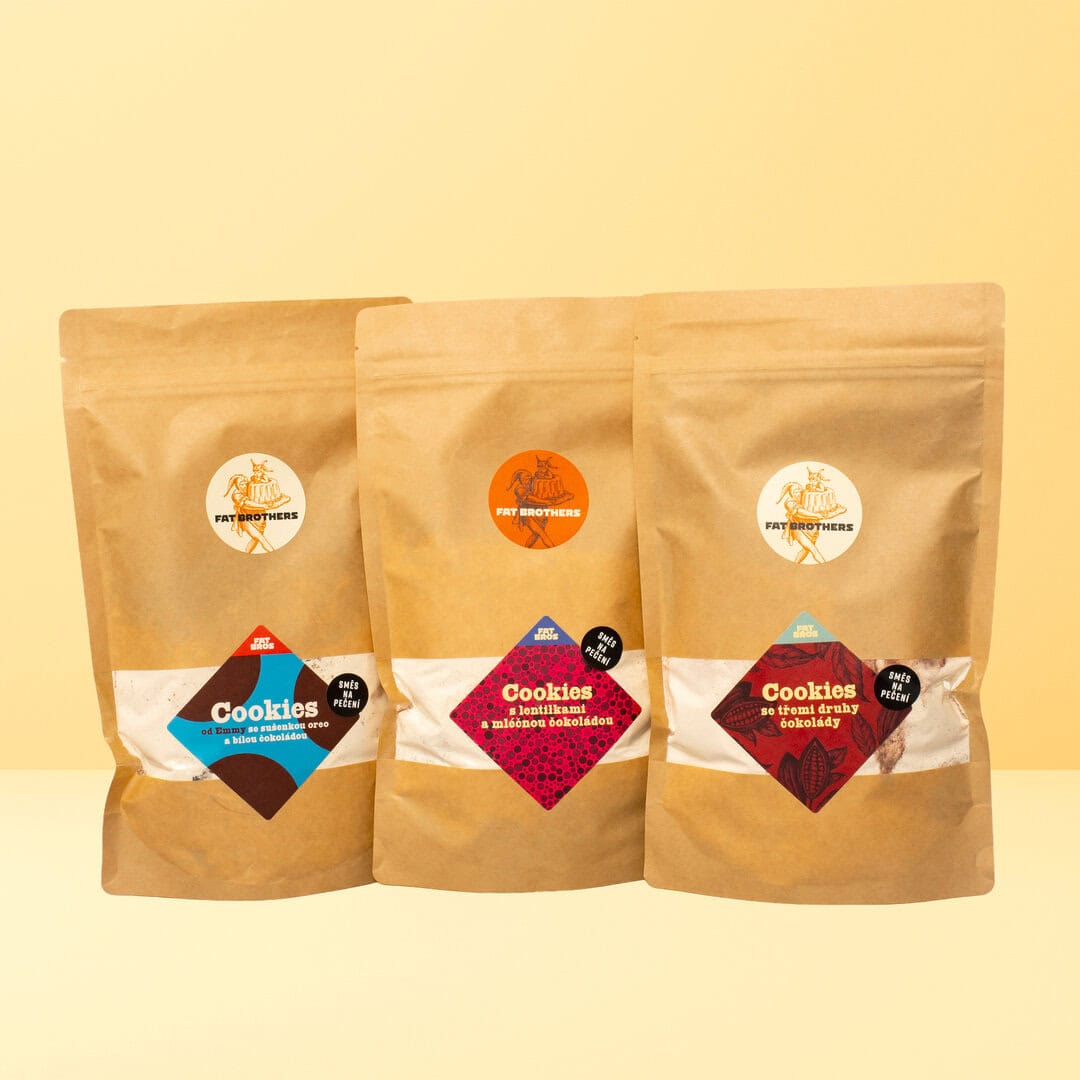 36077FC4-A9E0-4EE2-97EF-685A224A8263 Veselé cookies trio - lentilky, čokoláda a oreo