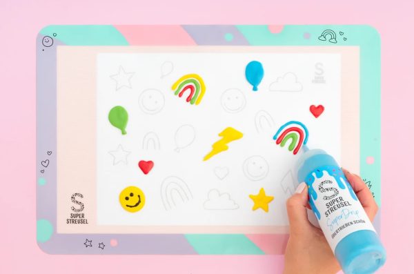 Velká sada klasické červeno-zelené Vánoce - perníky, 3 polevy, posyp a silikonová podložka zdarma